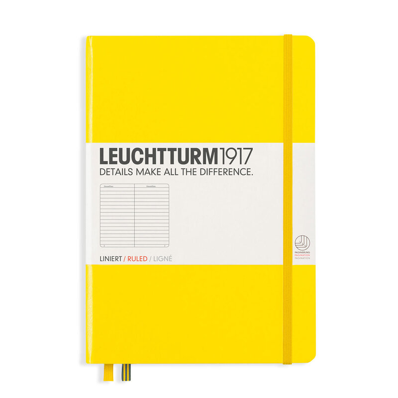 Anteckningsbok Leuchtturm1917 A5 Linjerad Lemon