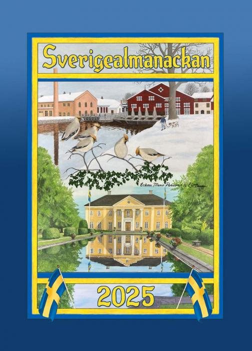 Sverigealmanackan 2025 A4 Vägg 21 x 30 cm