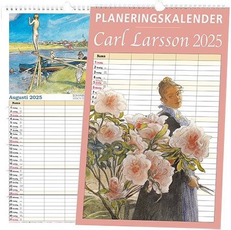 Carl Larsson Planeringskalender 2025