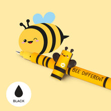 Erasable gel pen, Bee, svart